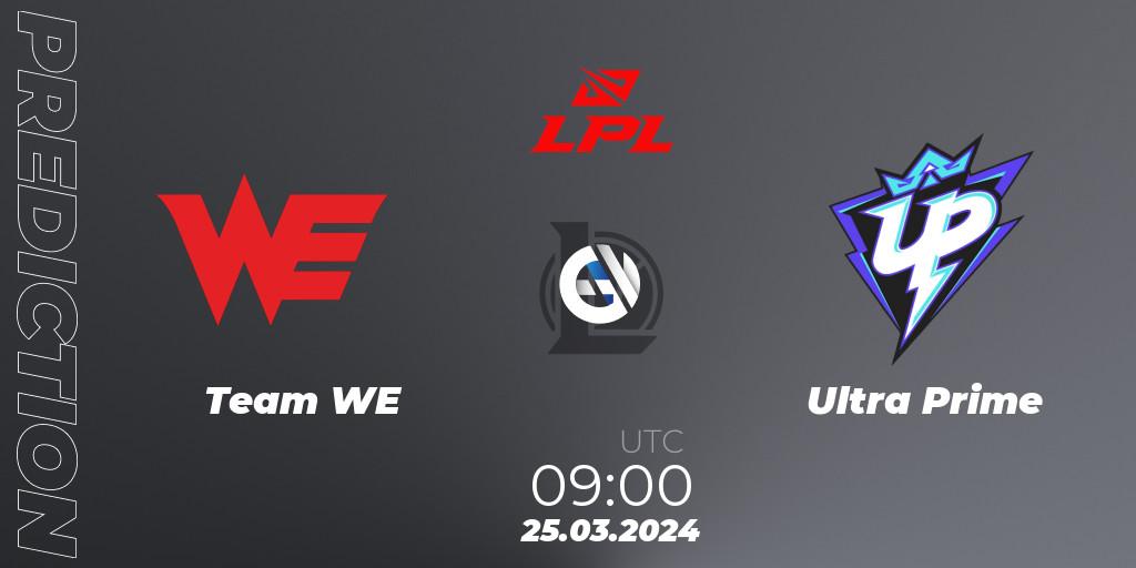 Team WE vs Ultra Prime: Match Prediction. 25.03.24, LoL, LPL Spring 2024 - Group Stage