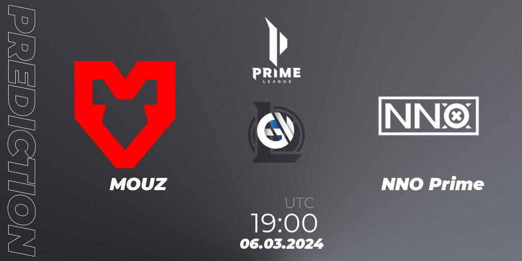MOUZ vs NNO Prime: Match Prediction. 06.03.24, LoL, Prime League Spring 2024 - Group Stage