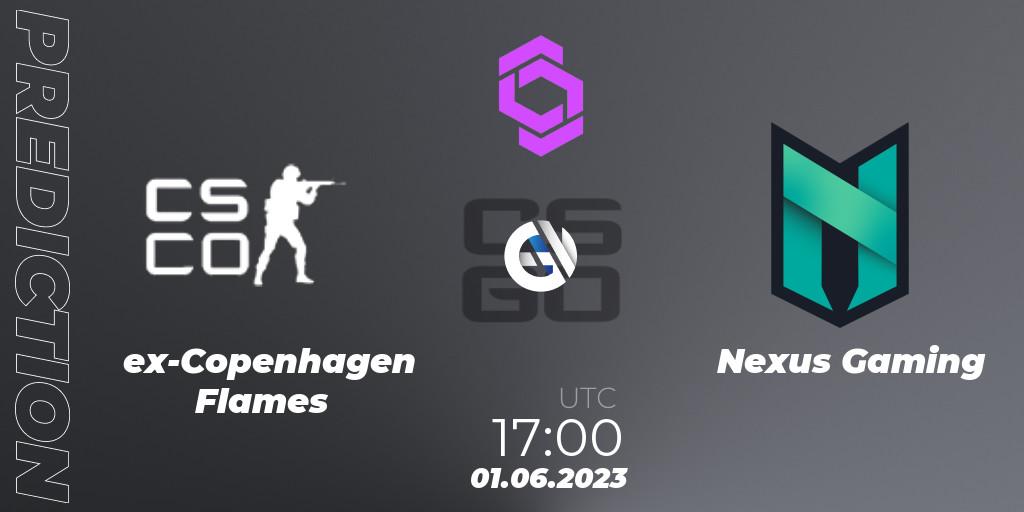 ex-Copenhagen Flames vs Nexus Gaming: Match Prediction. 01.06.23, CS2 (CS:GO), CCT West Europe Series 4