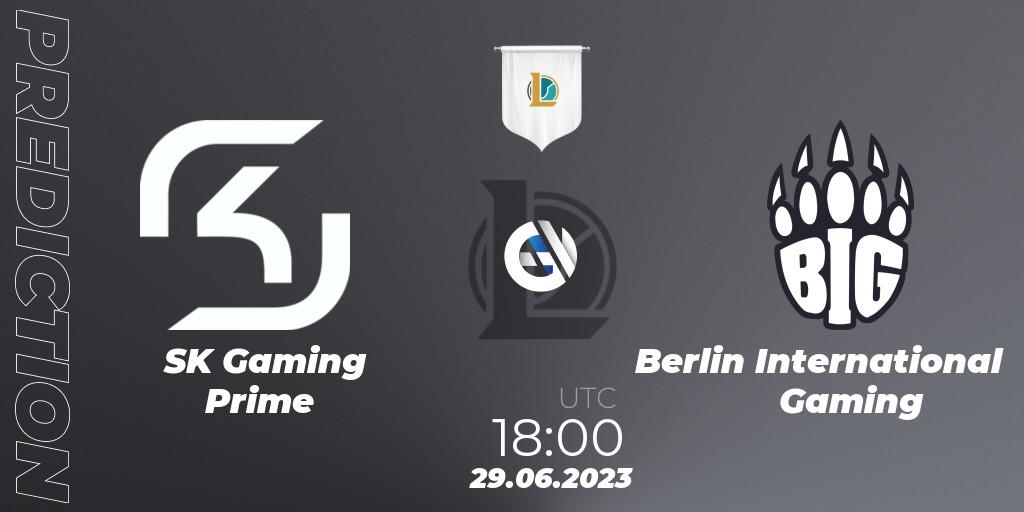 SK Gaming Prime vs Berlin International Gaming: Match Prediction. 29.06.23, LoL, Prime League Summer 2023 - Group Stage