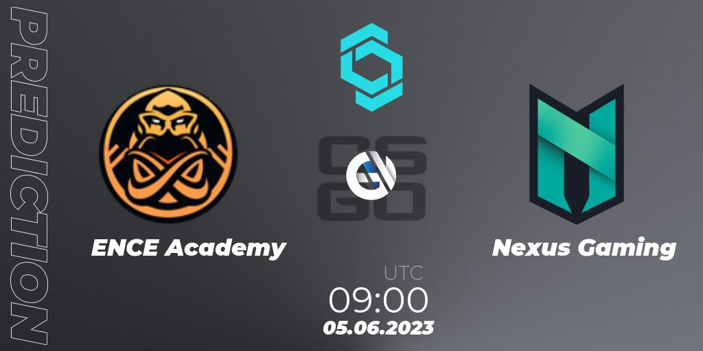 ENCE Academy vs Nexus Gaming: Match Prediction. 05.06.23, CS2 (CS:GO), CCT North Europe Series 5