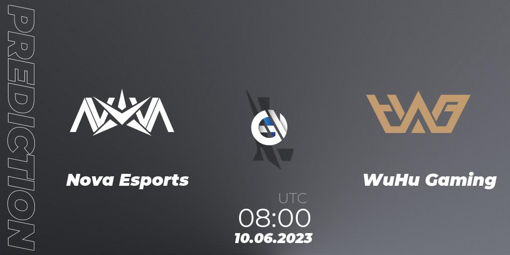 Nova Esports vs WuHu Gaming: Match Prediction. 10.06.23, Wild Rift, WRL Asia 2023 - Season 1 - Regular Season
