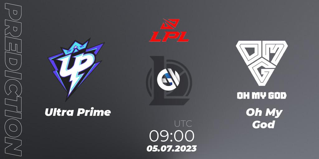 Ultra Prime vs Oh My God: Match Prediction. 05.07.23, LoL, LPL Summer 2023 Regular Season
