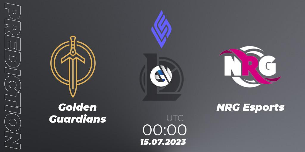 Golden Guardians vs NRG Esports: Match Prediction. 14.07.23, LoL, LCS Summer 2023 - Group Stage