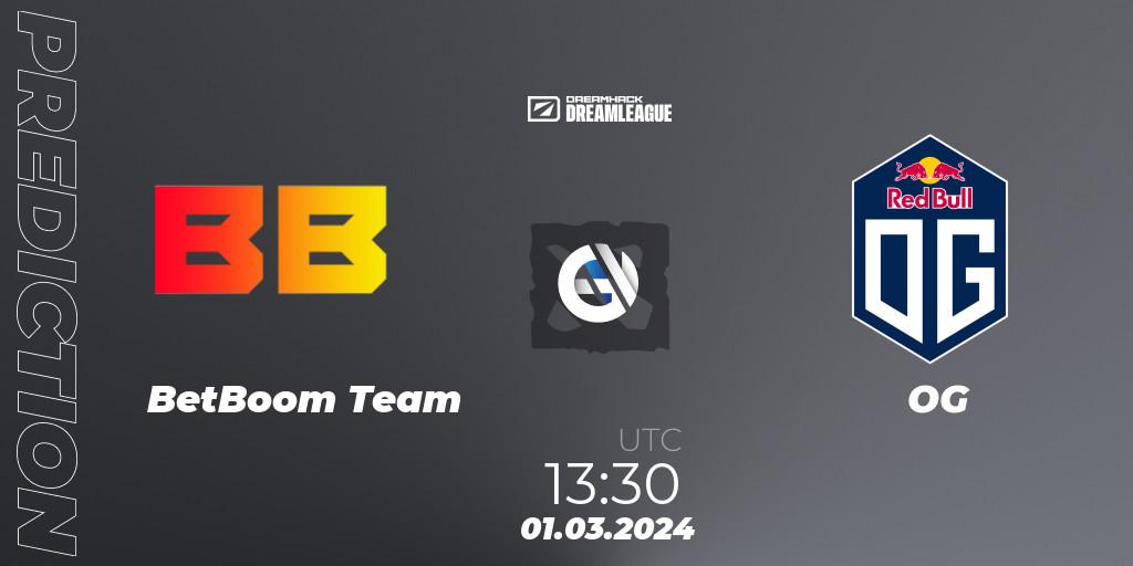 BetBoom Team vs OG: Match Prediction. 01.03.24, Dota 2, DreamLeague Season 22