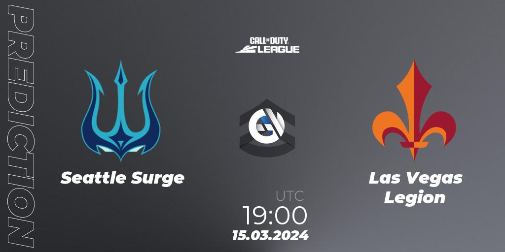Seattle Surge vs Las Vegas Legion: Match Prediction. 15.03.24, Call of Duty, Call of Duty League 2024: Stage 2 Major Qualifiers