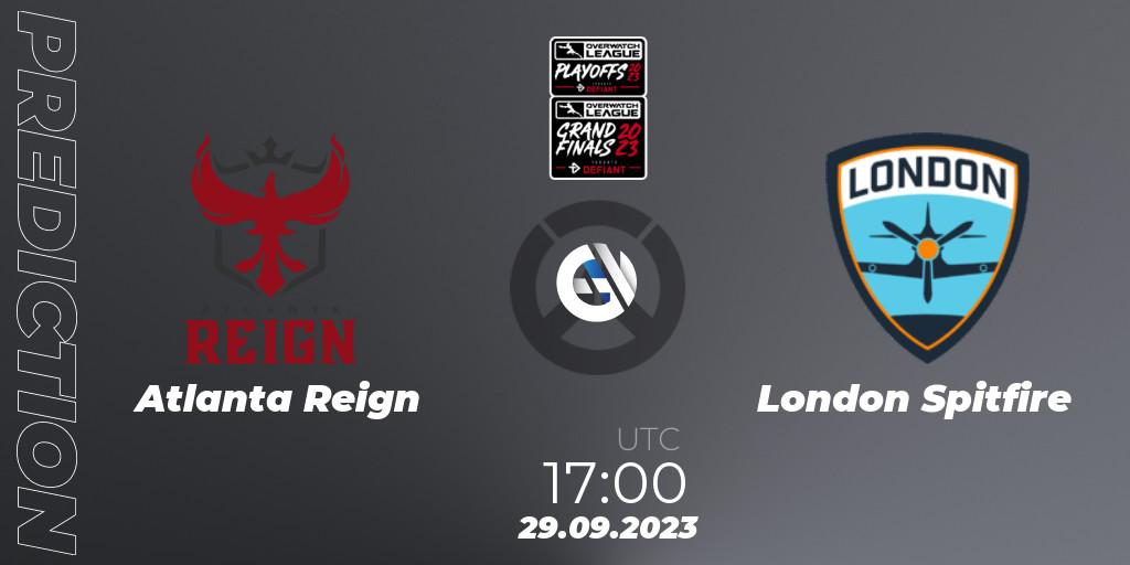 Atlanta Reign vs London Spitfire: Match Prediction. 29.09.23, Overwatch, Overwatch League 2023 - Playoffs