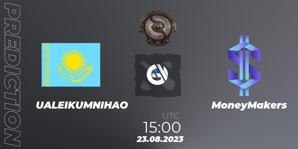 UALEIKUMNIHAO vs MoneyMakers: Match Prediction. 23.08.23, Dota 2, The International 2023 - Eastern Europe Qualifier