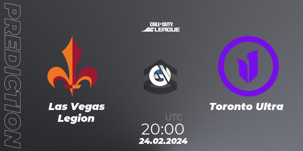 Las Vegas Legion vs Toronto Ultra: Match Prediction. 24.02.24, Call of Duty, Call of Duty League 2024: Stage 2 Major Qualifiers