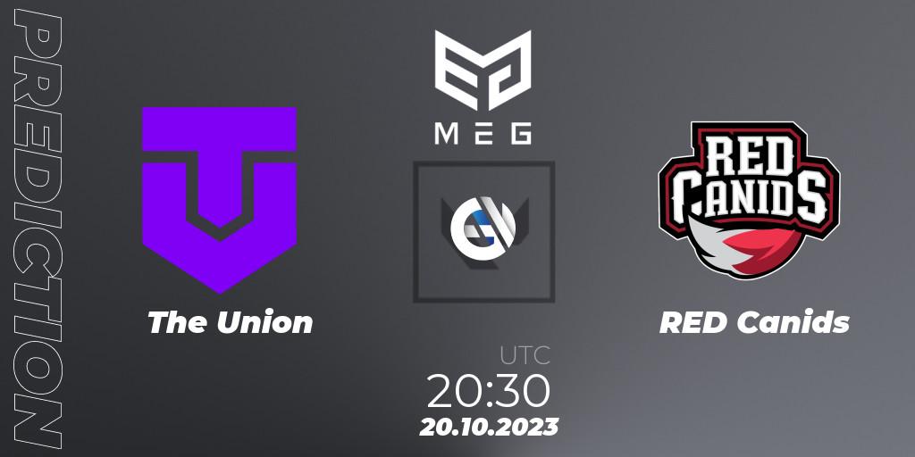 The Union vs RED Canids: Match Prediction. 20.10.23, VALORANT, Multiplatform Esports Game 2023