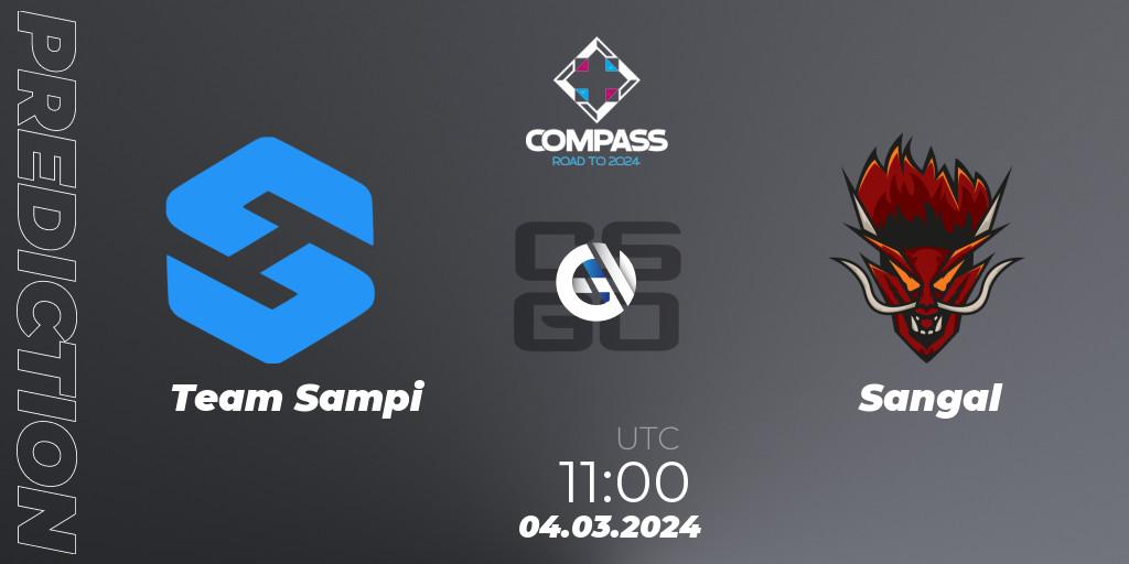 Team Sampi vs Sangal: Match Prediction. 04.03.24, CS2 (CS:GO), YaLLa Compass Spring 2024 Contenders