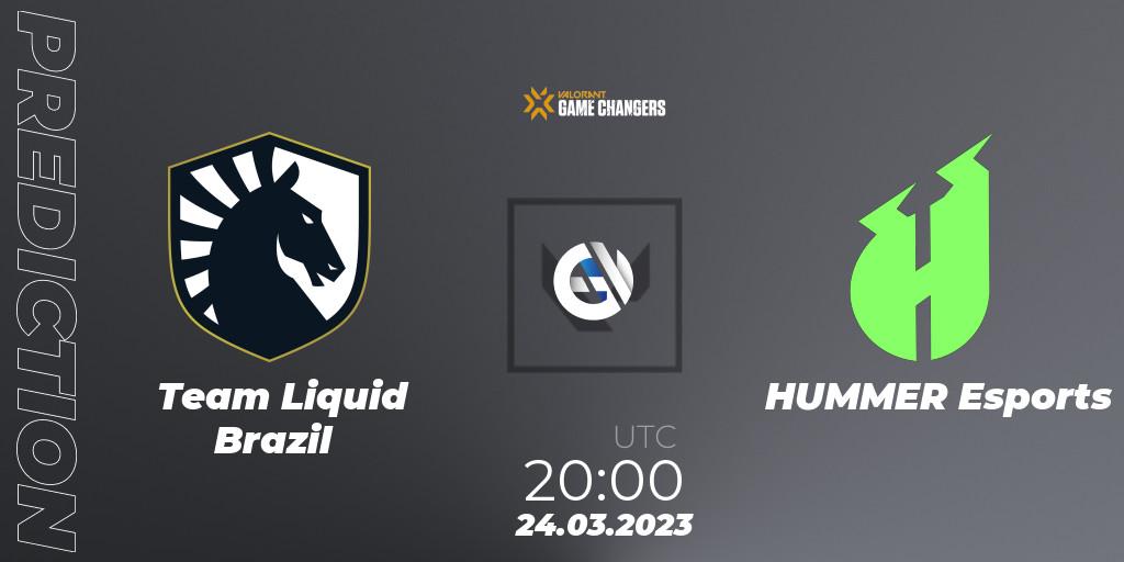 Team Liquid Brazil vs HUMMER Esports: Match Prediction. 24.03.23, VALORANT, VCT 2023: Game Changers Brazil Series 1