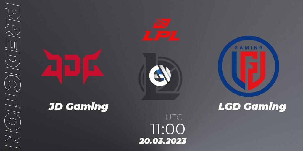 JD Gaming vs LGD Gaming: Match Prediction. 20.03.23, LoL, LPL Spring 2023 - Group Stage