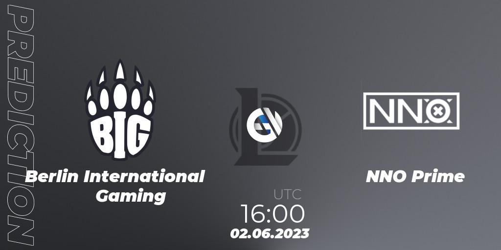 Berlin International Gaming vs NNO Prime: Match Prediction. 02.06.23, LoL, Prime League Summer 2023 - Group Stage