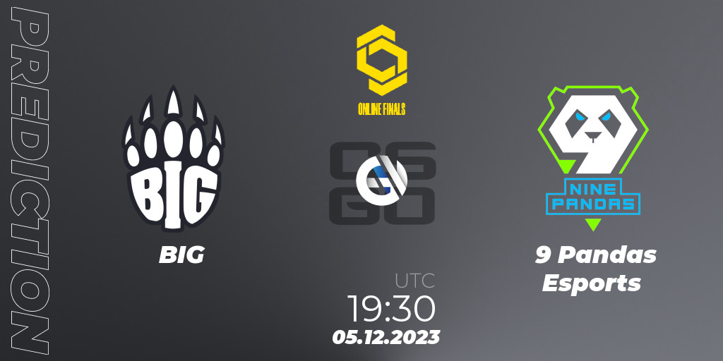 BIG Vs 9 Pandas Esports: Match Prediction. 05.12.23, CS2 (CS:GO), CCT ...